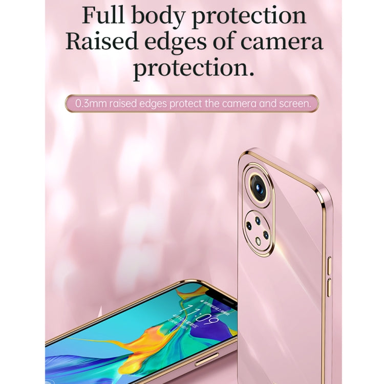 XINLI Straight Edge 6D Electroplate TPU Phone Case, For Honor 50, For Honor 50 Pro, For Honor 50 SE, For Honor Play 3