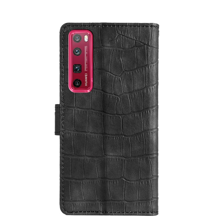 Skin Feel Crocodile Texture Magnetic Clasp Horizontal Flip PU Leather Case with Holder & Card Slots & Wallet, For Huawei nova 7 Pro 5G, For Huawei nova 7 SE/P40 Lite 5G, For Huawei nova 8 5G, For Huawei P30, For Huawei P30 Lite/nova 4e, For Huawei P30 Pro