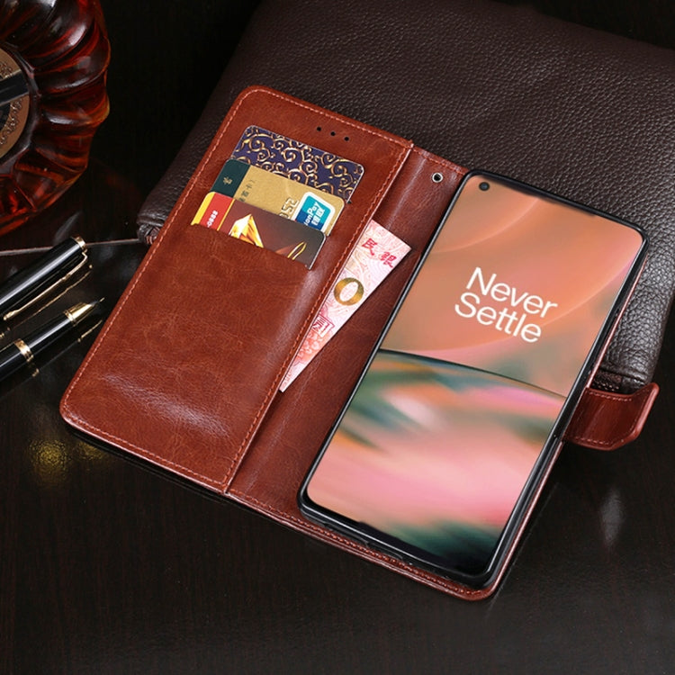 idewei Crazy Horse Texture Horizontal Flip Leather Case with Holder & Card Slots & Wallet, For OnePlus Nord 2 5G, For OPPO Realme GT Master, For OPPO Realme GT Explorer Master, For Tecno Camon 17