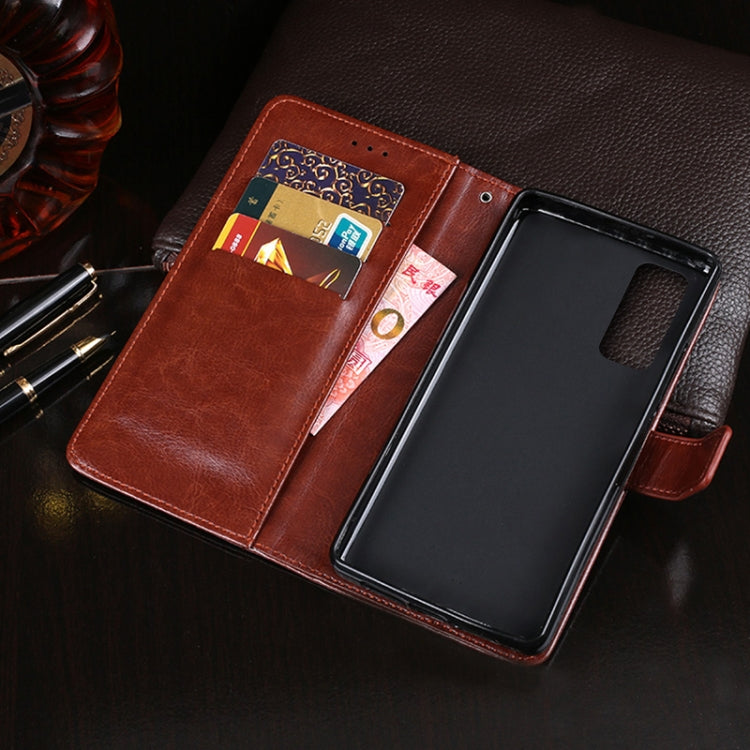 idewei Crazy Horse Texture Horizontal Flip Leather Case with Holder & Card Slots & Wallet, Series 3