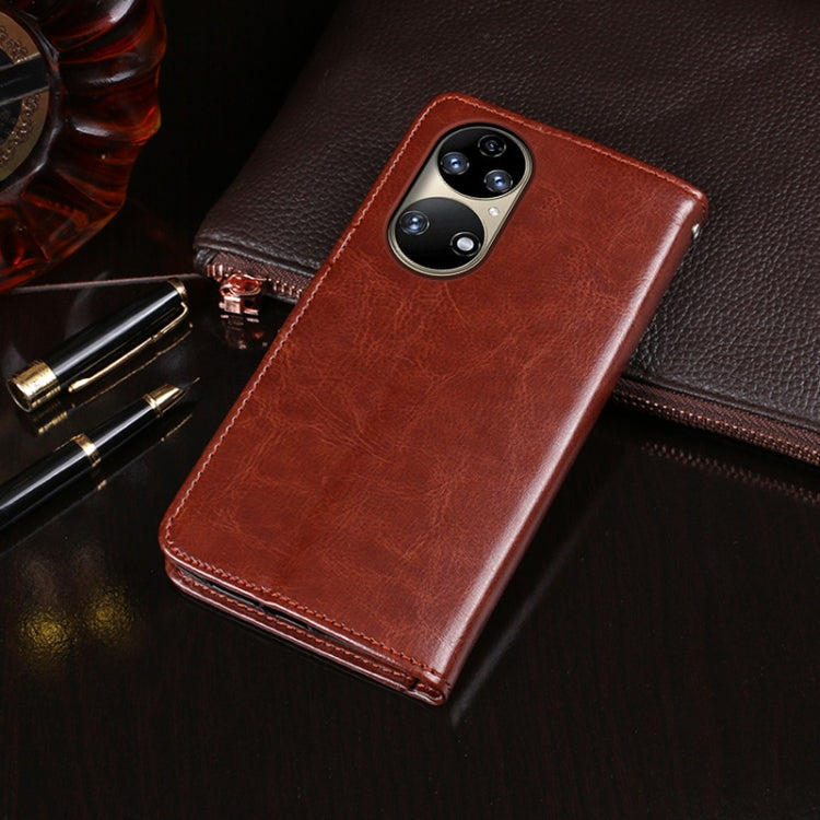 idewei Crazy Horse Texture Horizontal Flip Leather Case with Holder & Card Slots & Wallet, For Huawei P50, For Tecno Camon 17P, For Huawei P50 Pro, For Huawei Maimang 10 SE