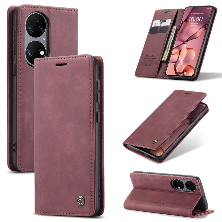 CaseMe 013 Multifunctional Horizontal Flip Leather Case with Holder & Card Slot & Wallet, For Huawei P50, For Huawei P50 Pro, For Xiaomi Redmi Note 10 5G