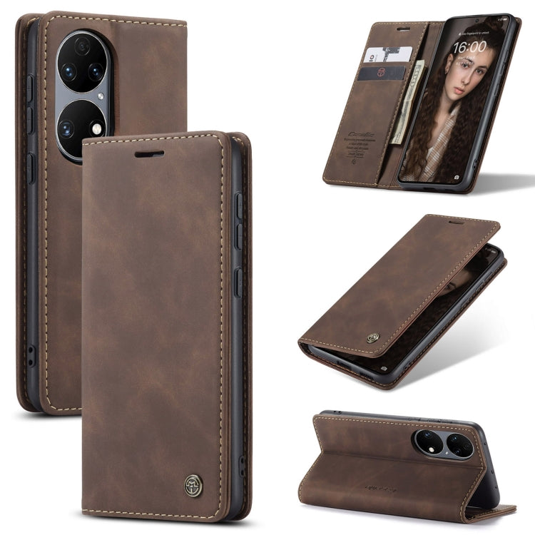 CaseMe 013 Multifunctional Horizontal Flip Leather Case with Holder & Card Slot & Wallet, For Huawei P50, For Huawei P50 Pro, For Xiaomi Redmi Note 10 5G