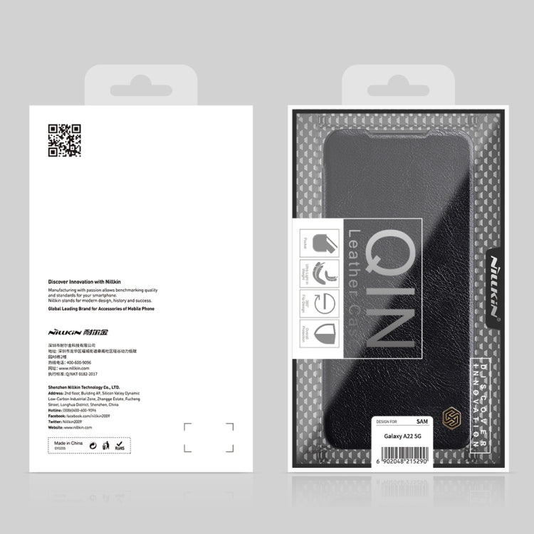 NILLKIN QIN Series Crazy Horse Texture Horizontal Flip Leather Case with Card Slot