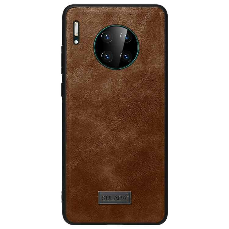 SULADA Shockproof TPU + Handmade Leather Protective Case