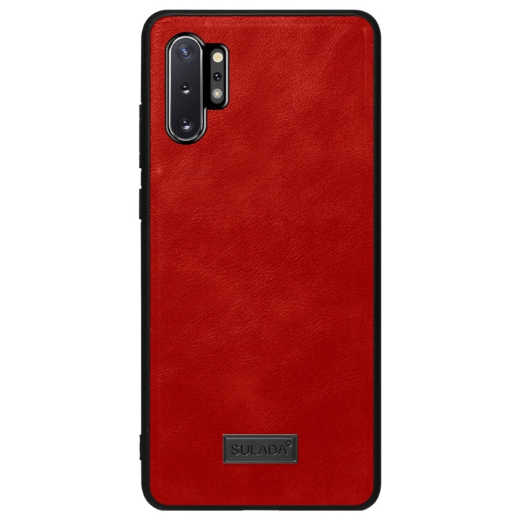 SULADA Shockproof TPU + Handmade Leather Protective Case, For Huawi Mate 30, For Huawi Mate 30 Pro, For Galaxy Note 10, For Galaxy Note 10+