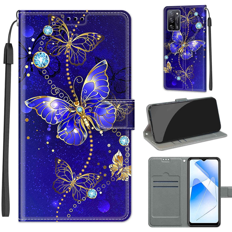 Voltage Coloured Drawing Magnetic Clasp Horizontal Flip PU Leather Case with Holder & Card Slots, Series 13