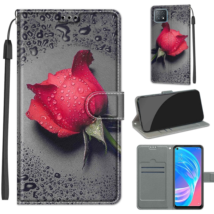 Voltage Coloured Drawing Magnetic Clasp Horizontal Flip PU Leather Case with Holder & Card Slots, For OPPO A72 5G / A73 5G / A53 5G