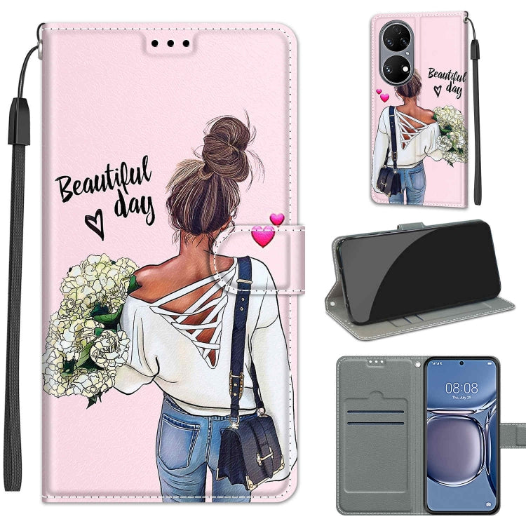 Voltage Coloured Drawing Magnetic Clasp Horizontal Flip PU Leather Case with Holder & Card Slots, Series 16