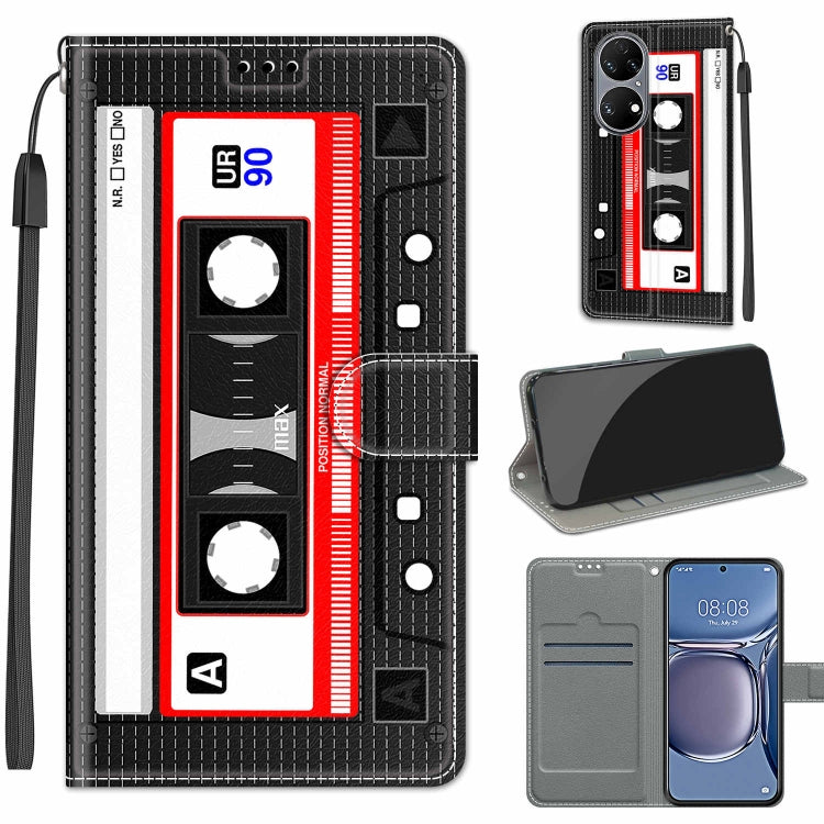 Voltage Coloured Drawing Magnetic Clasp Horizontal Flip PU Leather Case with Holder & Card Slots, Series 16