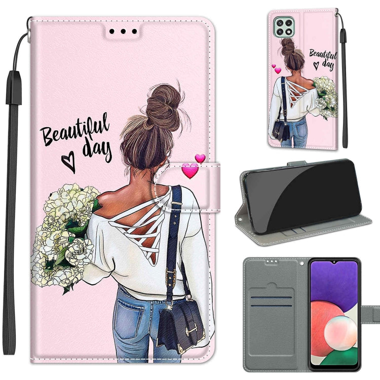 Voltage Coloured Drawing Magnetic Clasp Horizontal Flip PU Leather Case with Holder & Card Slots, Series 15