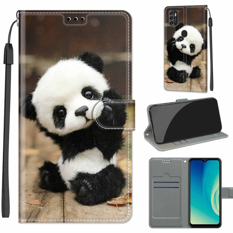 Voltage Coloured Drawing Magnetic Clasp Horizontal Flip PU Leather Case with Holder & Card Slots, For ZTE Blade A7s 2020