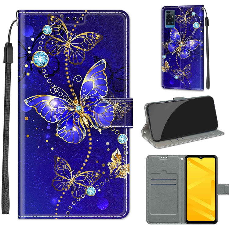 Voltage Coloured Drawing Magnetic Clasp Horizontal Flip PU Leather Case with Holder & Card Slots, Series 12