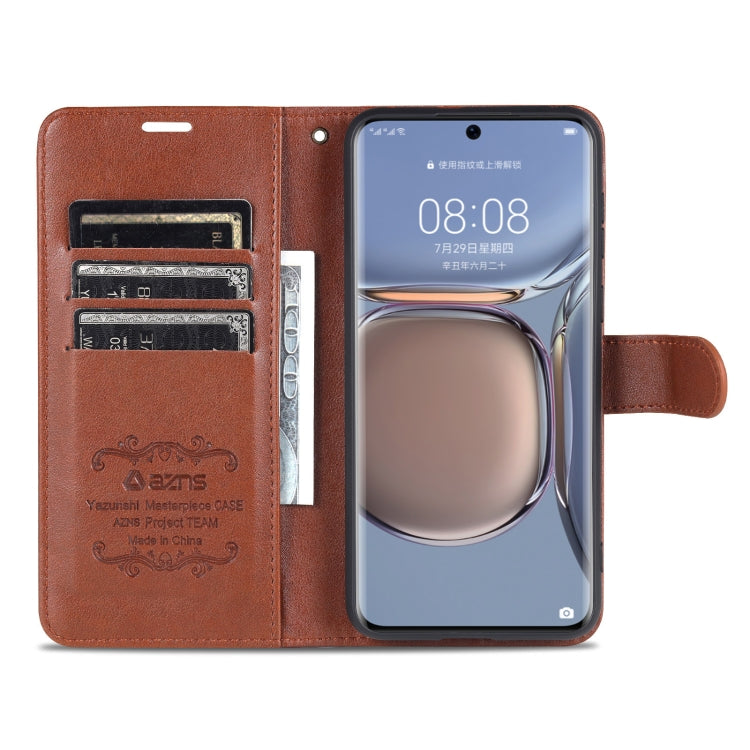 AZNS Sheepskin Texture Horizontal Flip Leather Case with Holder & Card Slots & Wallet, For Huawei P50 Pro, For Huawei P50, For Huawei Maimang 10 SE 5G, For Honor Magic3