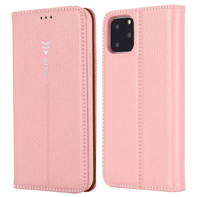 GEBEI PU+TPU Horizontal Flip Protective Case with Holder & Card Slots, For iPhone 11 Pro, For iPhone 11, For iPhone 11 Pro Max, For iPhone XS / X, For iPhone XR, For iPhone XS Max