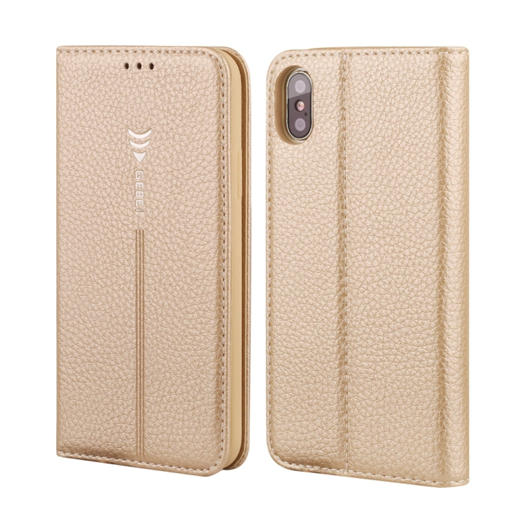 GEBEI PU+TPU Horizontal Flip Protective Case with Holder & Card Slots