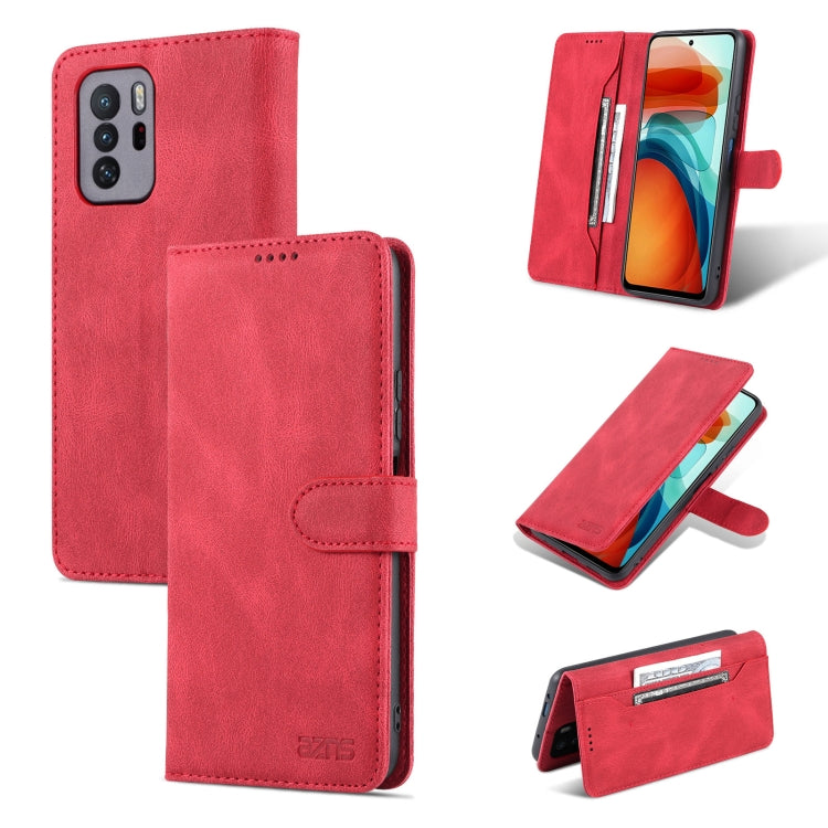 AZNS Dream II Skin Feel PU+TPU Horizontal Flip Leather Case with Holder & Card Slots & Wallet