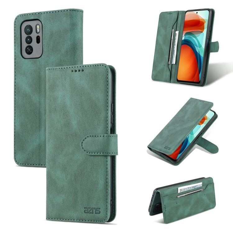 AZNS Dream II Skin Feel PU+TPU Horizontal Flip Leather Case with Holder & Card Slots & Wallet