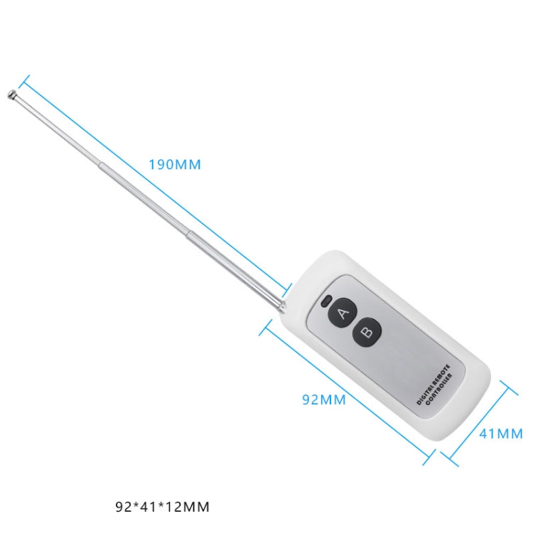 1000-2E Two-button Water Pump Motor Smart Socket Access Control Lamp Learning Wireless Remote Control