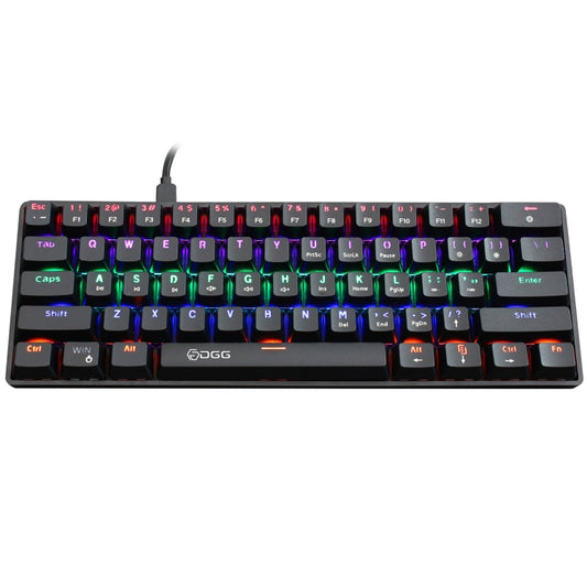 HXSJ V900 61 Keys Cool Lighting Effect Mechanical Wired Keyboard