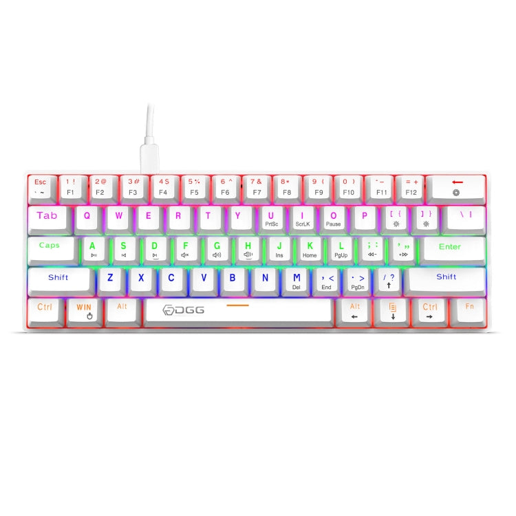 HXSJ V900 61 Keys Cool Lighting Effect Mechanical Wired Keyboard