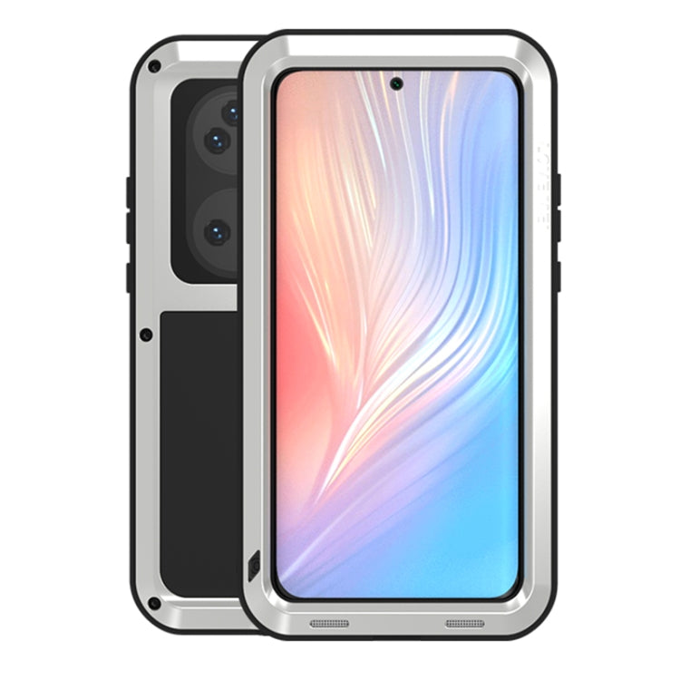 LOVE MEI Metal Shockproof Waterproof Dustproof Protective Phone Case without Glass, For Huawei P50 Pro