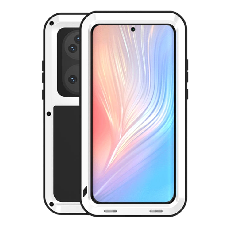 LOVE MEI Metal Shockproof Waterproof Dustproof Protective Phone Case without Glass, For Huawei P50 Pro