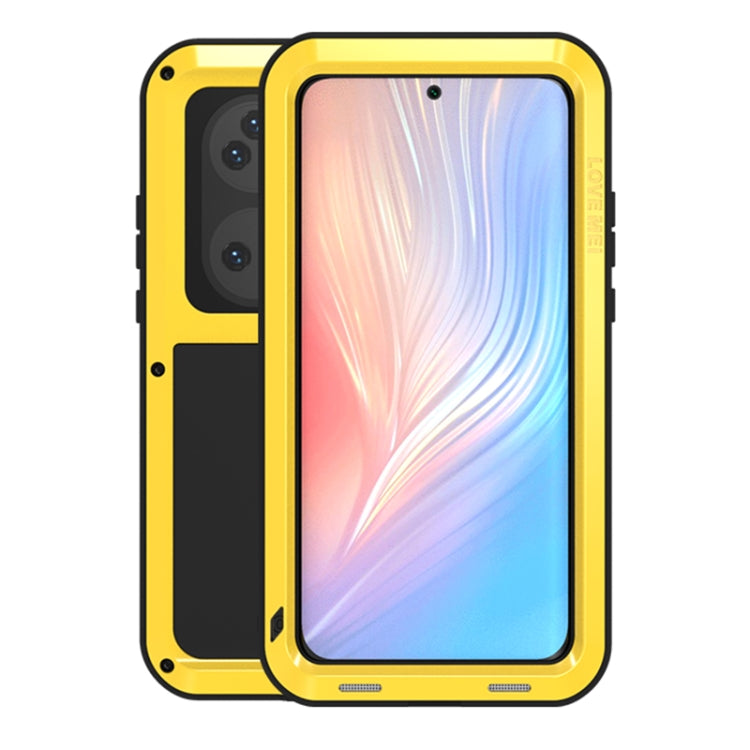 LOVE MEI Metal Shockproof Waterproof Dustproof Protective Phone Case without Glass, For Huawei P50 Pro