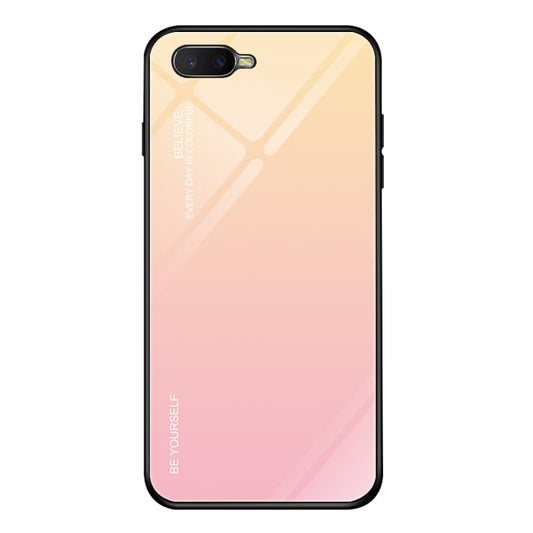 Gradient Color Glass Case, For OPPO K1 / R15X, For OPPO R17, For OPPO Reno, For Galaxy S8