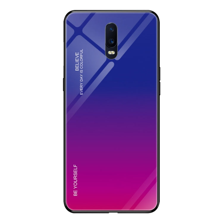 Gradient Color Glass Case, For OPPO K1 / R15X, For OPPO R17, For OPPO Reno, For Galaxy S8