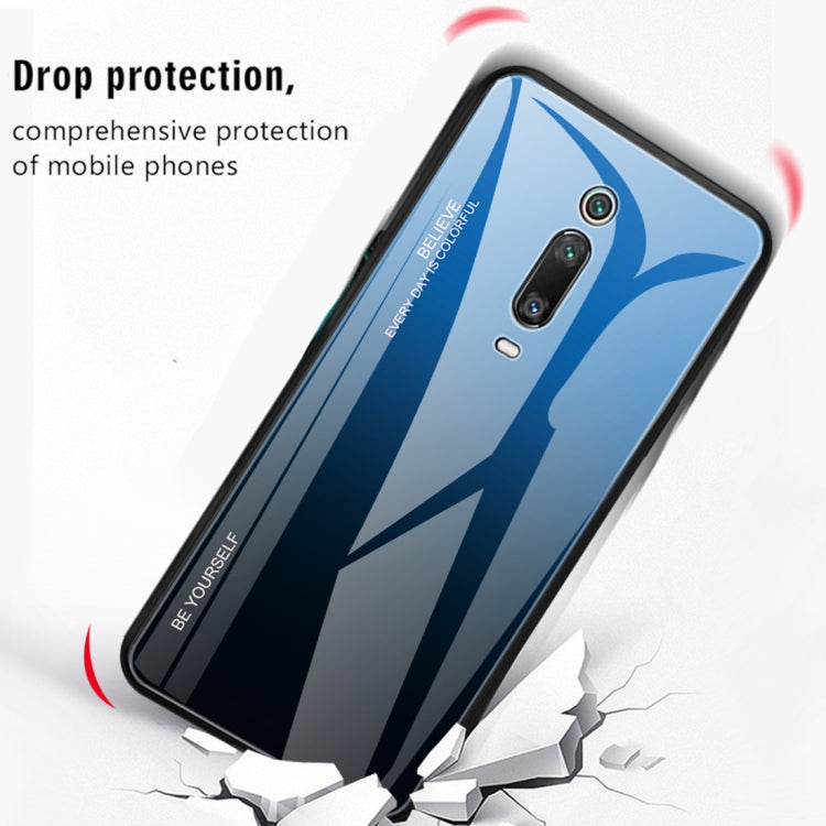 Gradient Color Glass Case, For Xiaomi Redmi K20, For Xiaomi Redmi Note 5 Pro, For Xiaomi Redmi Note 7, For Huawei Mate 20