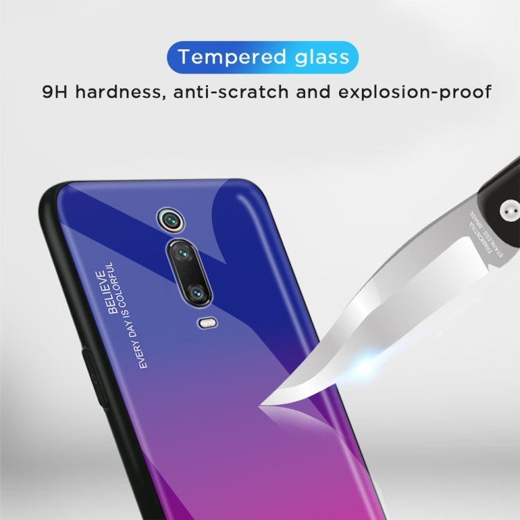 Gradient Color Glass Case, For Xiaomi Redmi K20, For Xiaomi Redmi Note 5 Pro, For Xiaomi Redmi Note 7, For Huawei Mate 20