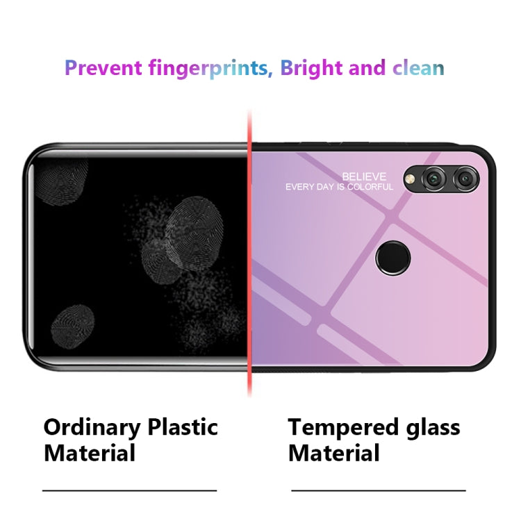 Gradient Color Glass Case, For Huawei Honor 8X, For Huawei Honor 10 Lite, For Huawei Nova 5i Pro, For OPPO F11 / A9