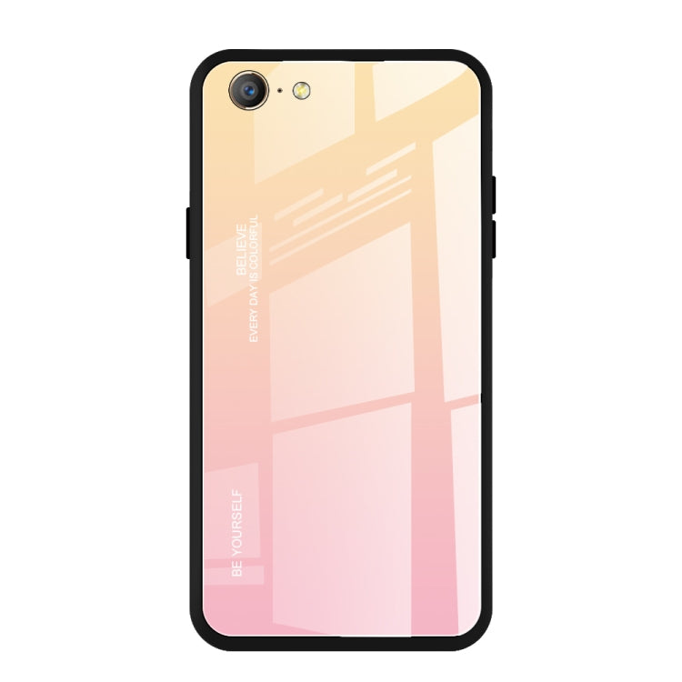 Gradient Color Glass Case, For OPPO A57 / A39, For OPPO Reno Z, For Galaxy A7 (2018), For Xiaomi Mi Max 3