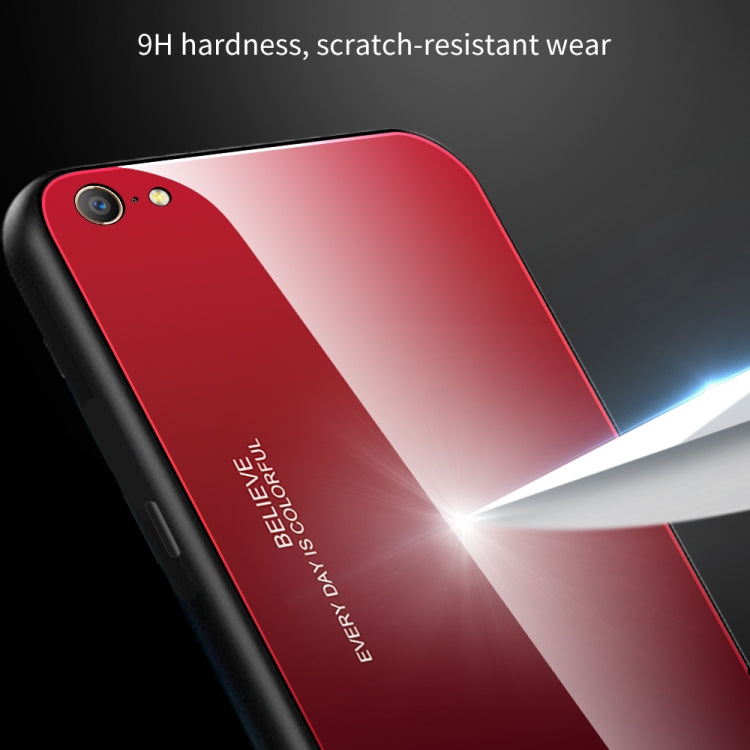 Gradient Color Glass Case, For OPPO A57 / A39, For OPPO Reno Z, For Galaxy A7 (2018), For Xiaomi Mi Max 3