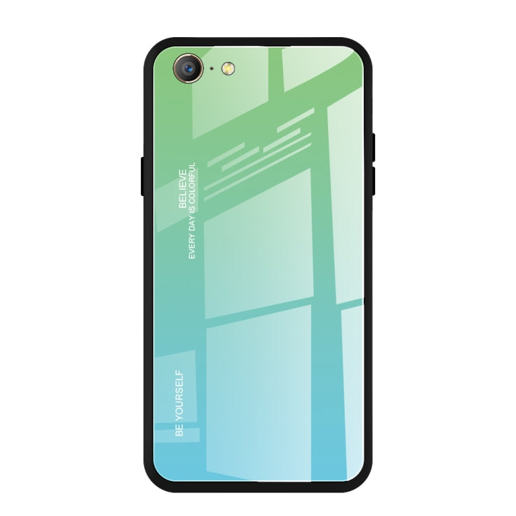 Gradient Color Glass Case, For OPPO A57 / A39, For OPPO Reno Z, For Galaxy A7 (2018), For Xiaomi Mi Max 3