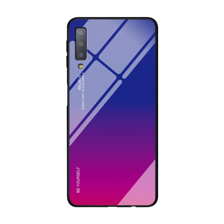 Gradient Color Glass Case, For OPPO A57 / A39, For OPPO Reno Z, For Galaxy A7 (2018), For Xiaomi Mi Max 3