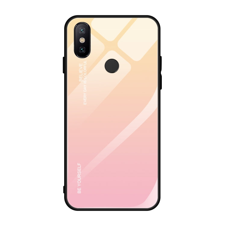 Gradient Color Glass Case, For OPPO A57 / A39, For OPPO Reno Z, For Galaxy A7 (2018), For Xiaomi Mi Max 3