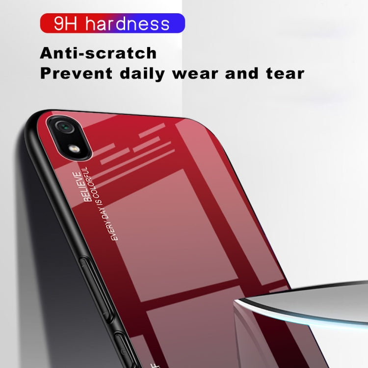 Gradient Color Glass Case, For Xiaomi Redmi 7A, For Huawei Mate 30 Pro, For Huawei Nova 5, For Huawei P Smart Z