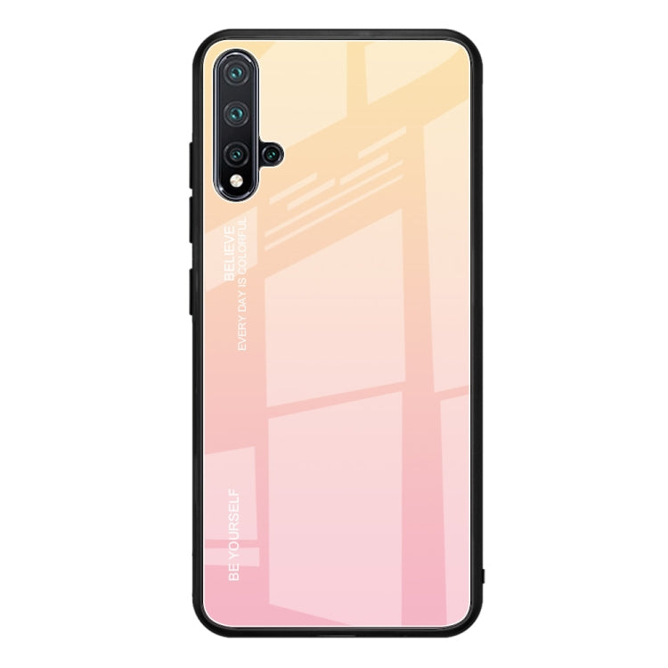 Gradient Color Glass Case, For Xiaomi Redmi 7A, For Huawei Mate 30 Pro, For Huawei Nova 5, For Huawei P Smart Z