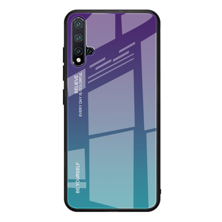 Gradient Color Glass Case, For Xiaomi Redmi 7A, For Huawei Mate 30 Pro, For Huawei Nova 5, For Huawei P Smart Z