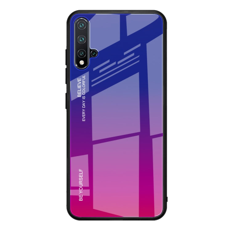 Gradient Color Glass Case, For Xiaomi Redmi 7A, For Huawei Mate 30 Pro, For Huawei Nova 5, For Huawei P Smart Z