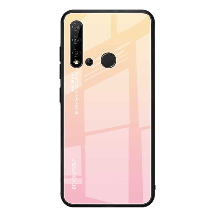 Gradient Color Glass Case, For Huawei Nova 5i, For Huawei Honor 20, For Galaxy A10s, For Galaxy A80