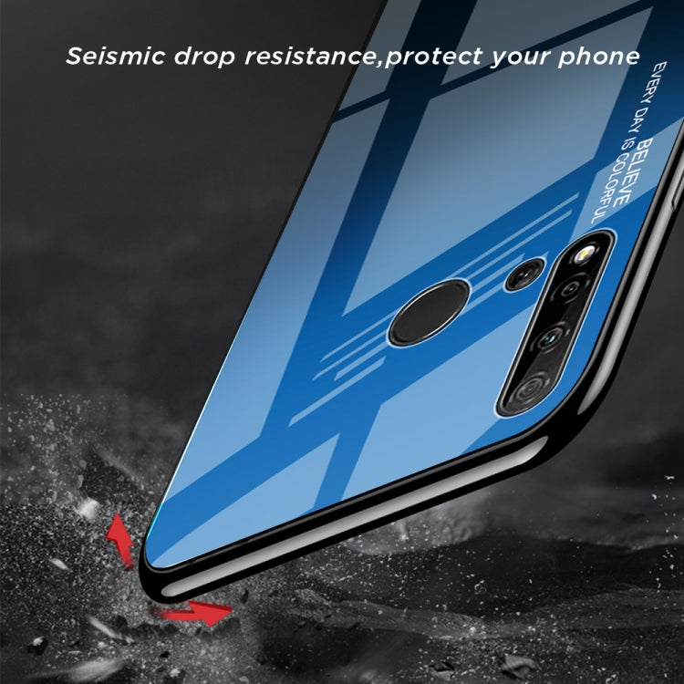 Gradient Color Glass Case, For Huawei Nova 5i, For Huawei Honor 20, For Galaxy A10s, For Galaxy A80