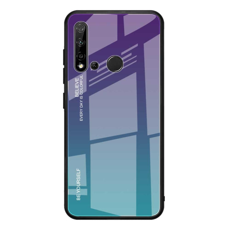 Gradient Color Glass Case, For Huawei Nova 5i, For Huawei Honor 20, For Galaxy A10s, For Galaxy A80