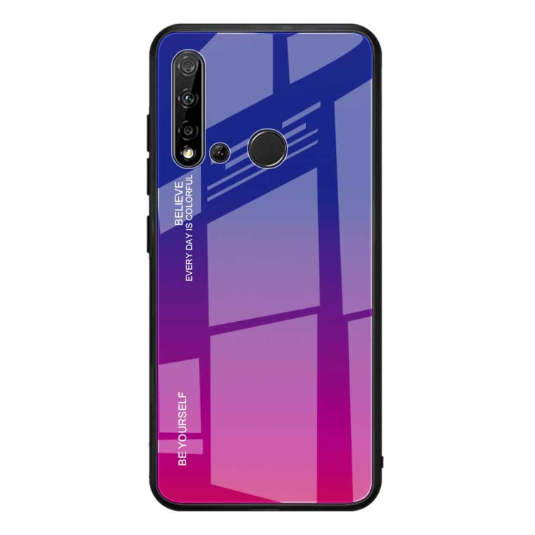 Gradient Color Glass Case, For Huawei Nova 5i, For Huawei Honor 20, For Galaxy A10s, For Galaxy A80