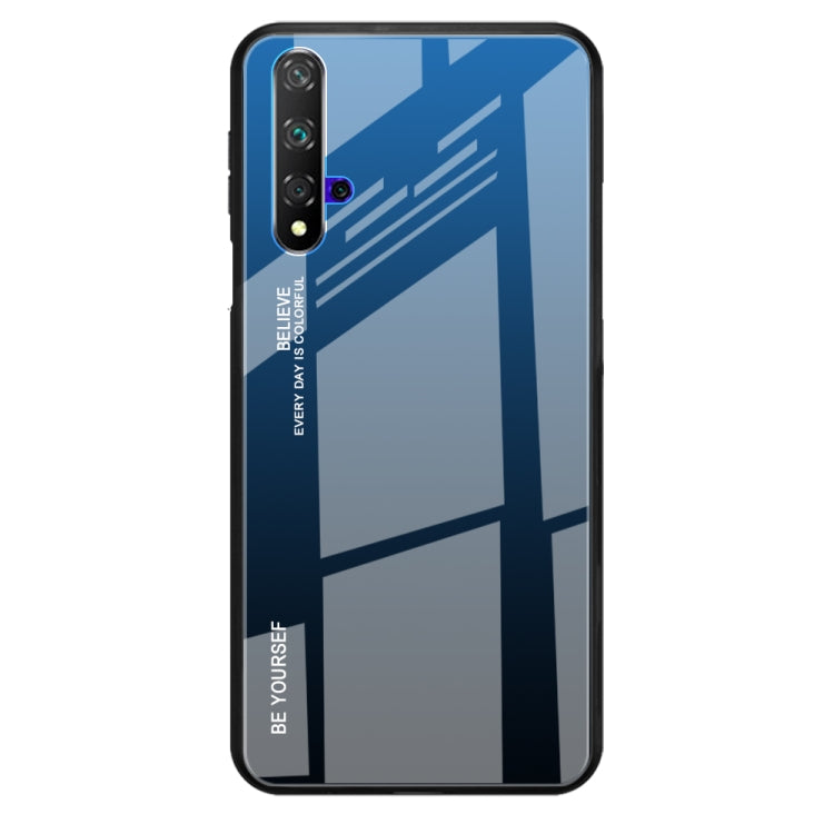 Gradient Color Glass Case, For Huawei Nova 5i, For Huawei Honor 20, For Galaxy A10s, For Galaxy A80