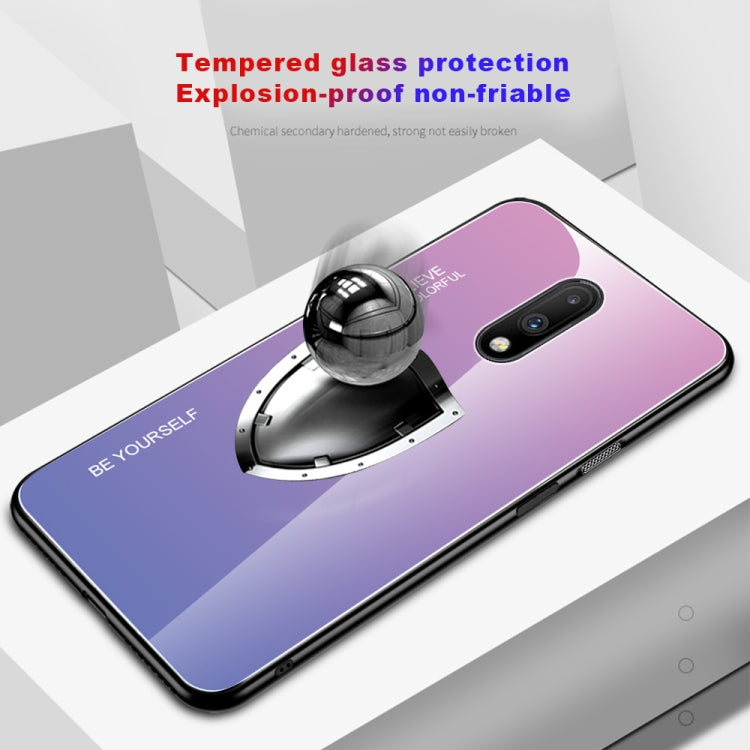 Gradient Color Glass Case, For OnePlus 7, For OPPO A9 (2020), For OPPO F3, For OPPO F5