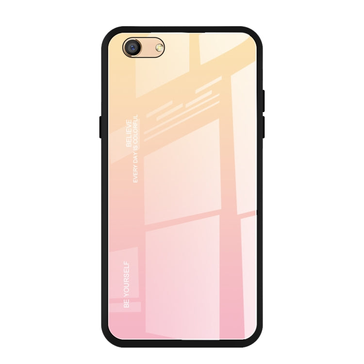 Gradient Color Glass Case, For OnePlus 7, For OPPO A9 (2020), For OPPO F3, For OPPO F5