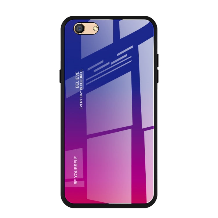 Gradient Color Glass Case, For OnePlus 7, For OPPO A9 (2020), For OPPO F3, For OPPO F5